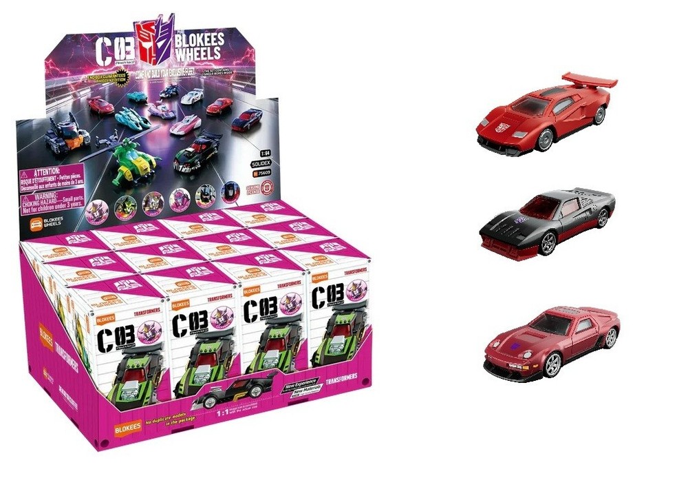 Transformers BLOKEES WHEELS WAVE 3 SEALED CASE OF 12 NEW! WRECK ‘N RULE! + CHASE