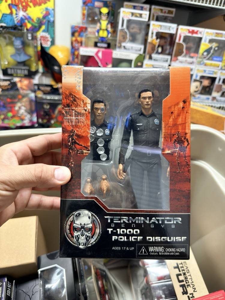 Terminator Genisys T-1000 Police Disguise 7″ Action Figure NECA New Sealed