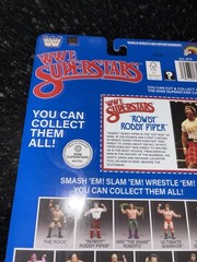 WWE SUPERSTARS LJN 2026 “ROWDY” RODDY PIPER BLUE CARD 8 IN. FIGURE NEW! W/POSTER