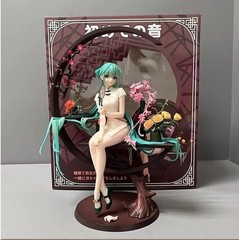 Hatsune Miku Cheongsam Hand Made PVC Collectible Anime Action Figure Statue