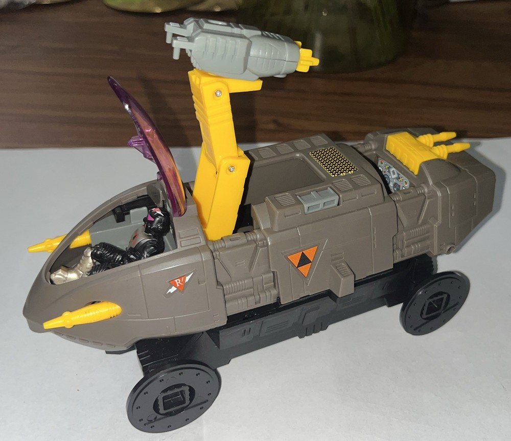1986 Coleco Starcom Shadow Raider W/ Capt. Battlecron-Missing 4 Gray Feet-COOL!