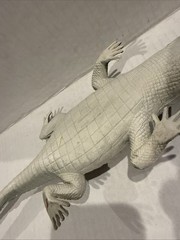 Alligator Crocodile Rubber Toy Figure 1976 Hong Kong