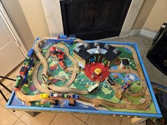 Thomas the train Ultimate bundle– Train table, tracks, and more included