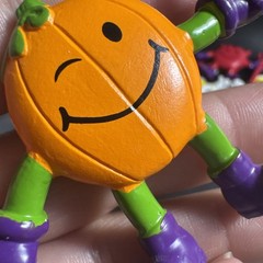 10 Pieces Smiley Face PVC Figures Mummy Dracula Pumpkin Devil Witch Halloween