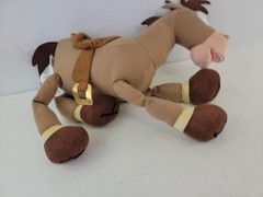 Disney Store Toy Story Woody’s Poseable Galloping Horse Bullseye 12″ .