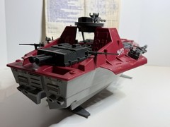 Vintage G.I. JOE ARAH 1985 Cobra Moray Hydrofoil Attack Boat w/ Blueprints CLEAN