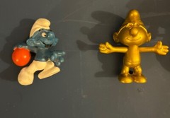 Lot of 15 SMURFS Figures 2”- 3” Various Years.