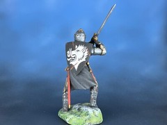 Painted Tabletop Figure medieval knight 40mmDetailed Knight Sculpture
