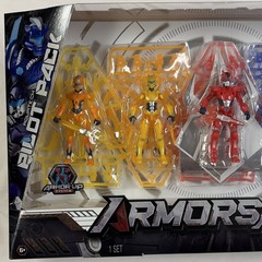 MGA Entertainment Armorsaurs Aquatech Pilot Pack Figures + Weapons