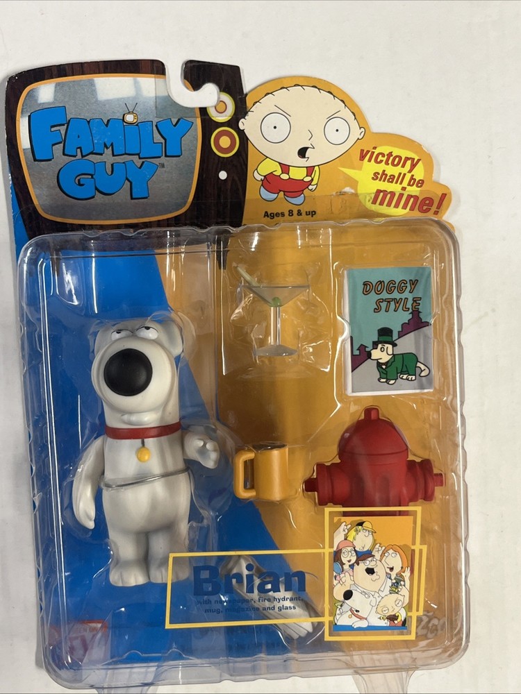 Family Guy Brian Griffin Series 1 Action Figure by Mezco Brand New!