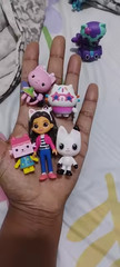 10pcs/set Miniature Cartoon Figures Cute Doll House Playset Collection Toys