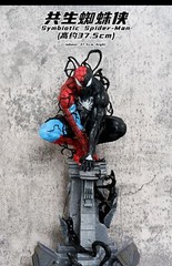 Symbiotic Spider-Man Venom Action Figure 38cm PVC Statue Model Collectible Toys