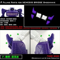 New Shockwave Lab Filler Upgrade Kit For Siege Earthrise Kingdom Legacy 3D DIY