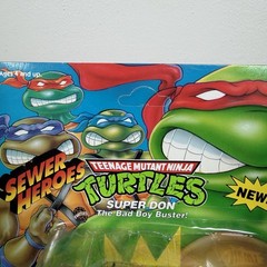 VTG 1993 TMNT Sewer Heroes Super Don BLUE Ninja Turtles – Sealed Unpunched RARE