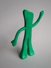 Vintage Prema Toy Gumby Figure 5 1/2 inch Green Bendable Figure