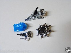 Original 1981 Voltron GB36 Yellow Blue Red Green Black Lion Weapon Lot Set