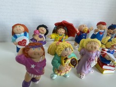 Cabbage Patch Kids PVC Vinyl Figures Lot 14 Vintage 80s 90s Poseable Dolls Toys