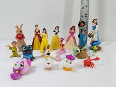 Disney Character Mixed Lot Of 18 Figures Princess Movies & TV Shows