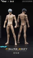 VTOYS X BMS 1:12 Male Anime Flexible Doll 6″ Action Figure Jointed Body w/ Head