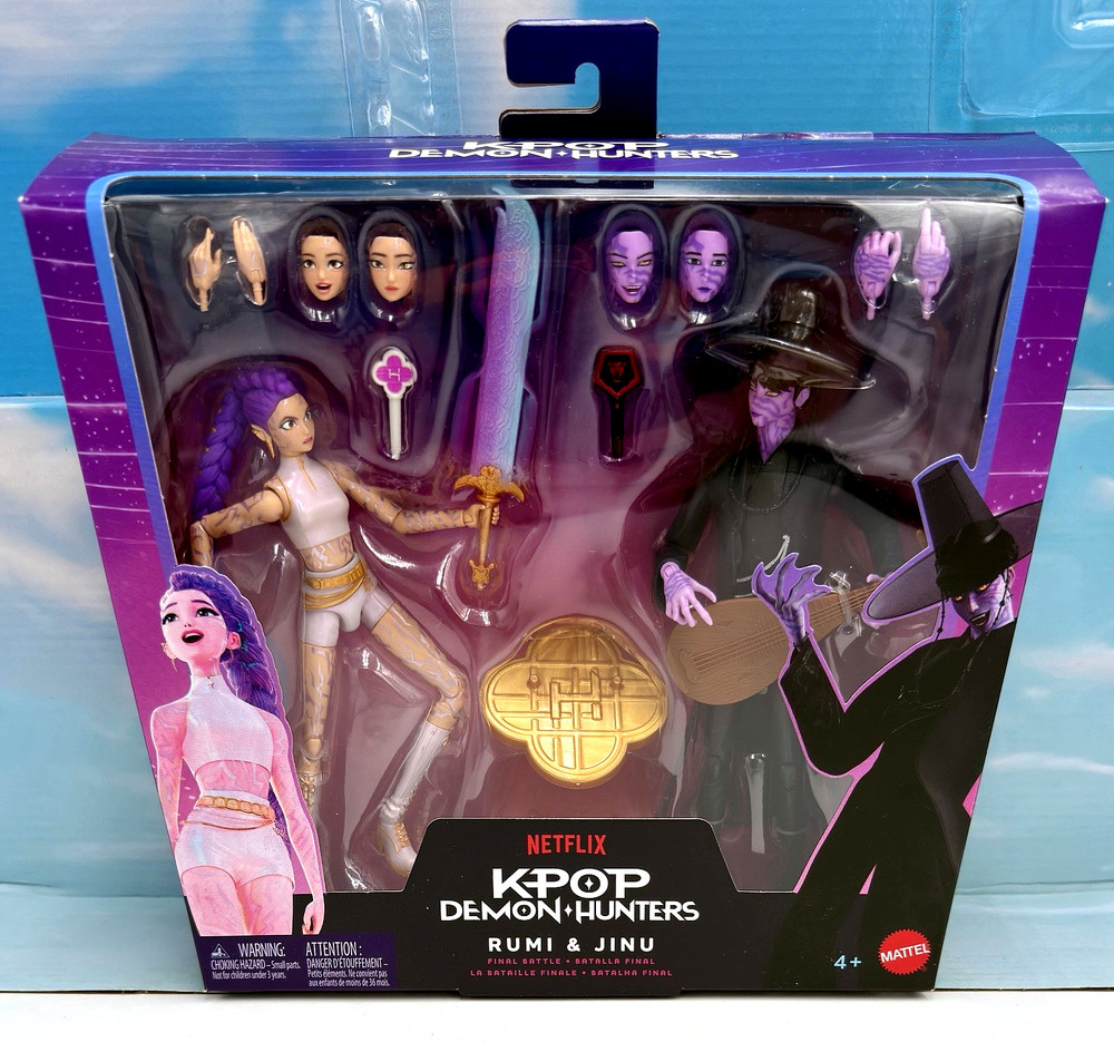 Kpop Demon Hunters Rumi and Jinu 2-pack Netflix Mattel