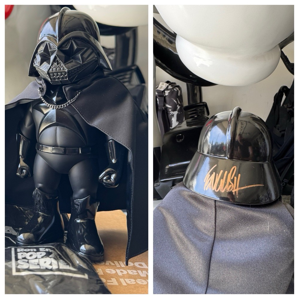 Ron English Dark Star Grinn Signed DesignerCon Made by Monsters Darth Vader LE