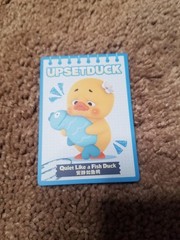 Upset Duck “Stop the Spiral Duck” Quiet Like A Fish figure