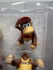 Jakks Pacific Nintendo Kong 4 Figure Set Donkey Dixie Diddy Cranky Brand New 2.5