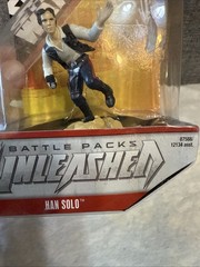 Star Wars Battle Packs Unleashed Han Solo Figurine 2007 Hasbro Sealed