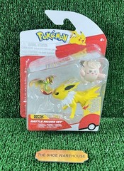 Pokemon Battle Ready Figure Set Jolteon Flareon Vaporeon Jazwares Set (3) NEW