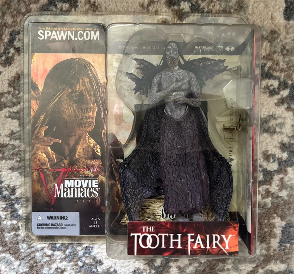 2002 McFarlane Toys Movie Maniacs Series 5 Tooth Fairy Open Mouth Variant NEW