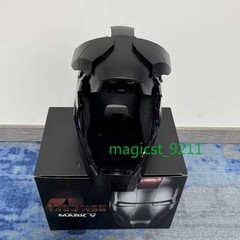 Iron Man Full Mask Black 1:1 MK5 Jarvis Deformable Voice Control Wearable Helmet