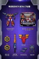 Miniforce Dinoid Warrior FORCE TRIGA & TYRANNO THUNDER LEGACY EDITION Dino Robot