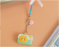 Kakao Friends Savage Strap Keyring Camera, Phone, & Bag Choonsik Keychain