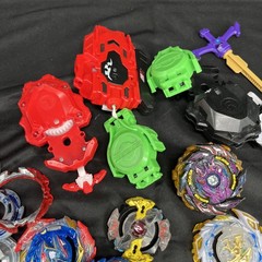 Beyblade Lot Mixed- Metal Many Pieces Everything Shown Sold As Lot See Pics