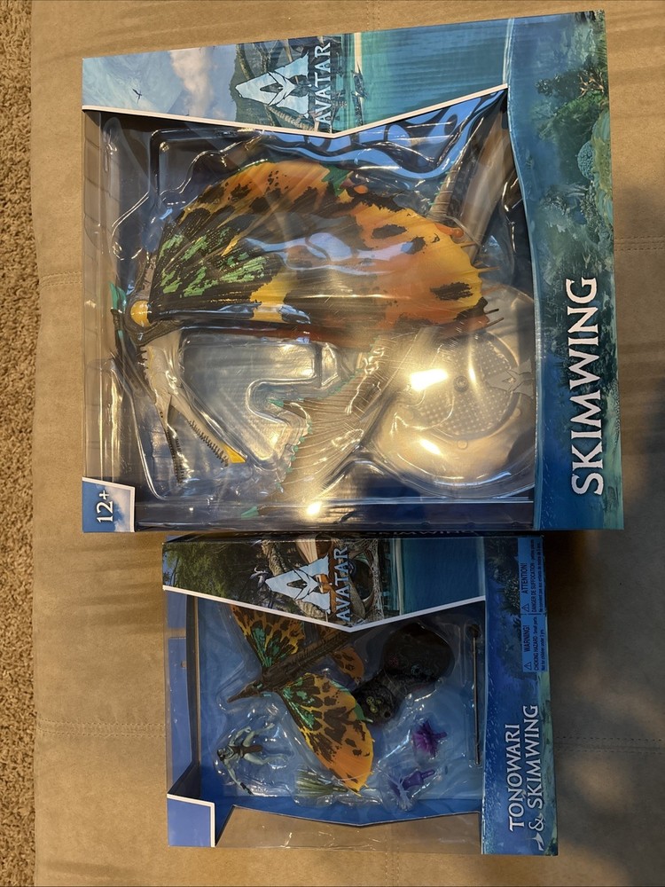 SKIMWING MEGA FIGURE MCFARLANE TOYS AVATAR WAY OF WATER DISNEY & Tonowari