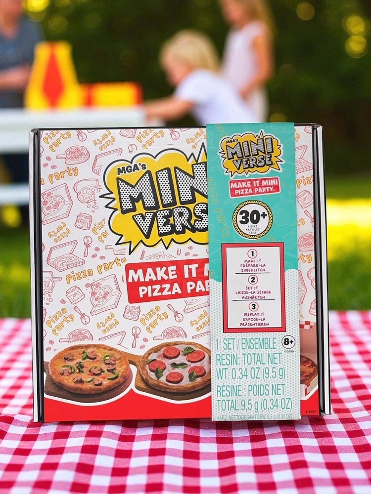 MGA’s Miniverse Make It Mini Food Pizza Party Sunny Bros Pizza BRAND NEW