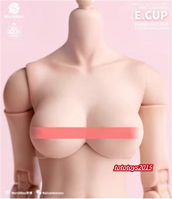 Worldbox 1:6 E cup Pale Breast Kits Cover Model Fit 12” Female PH TBL Body Toy