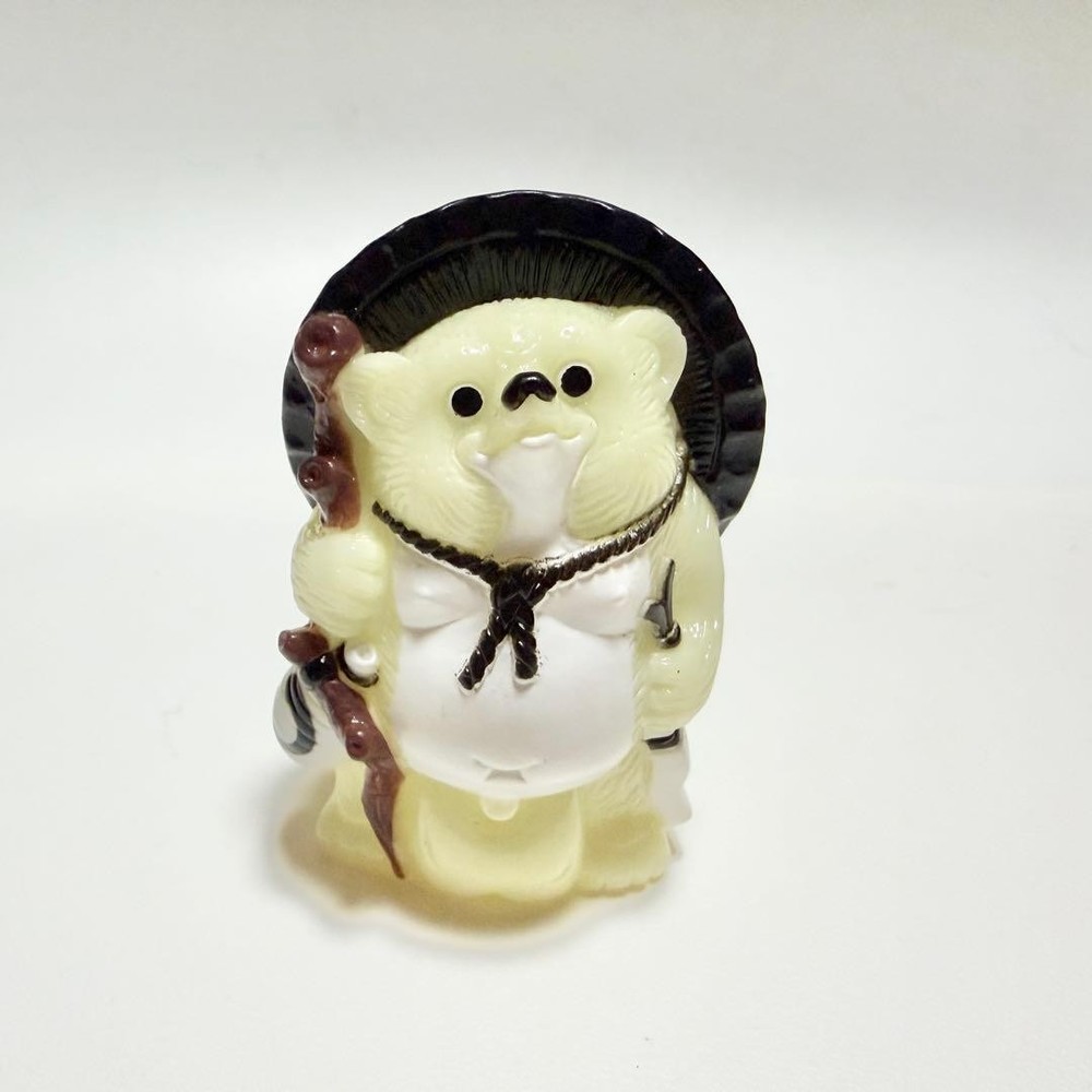 Real Head, Shinto Gangu, Shinpei Tanuki, Sofubi, Figure, Glow-in-the-dark