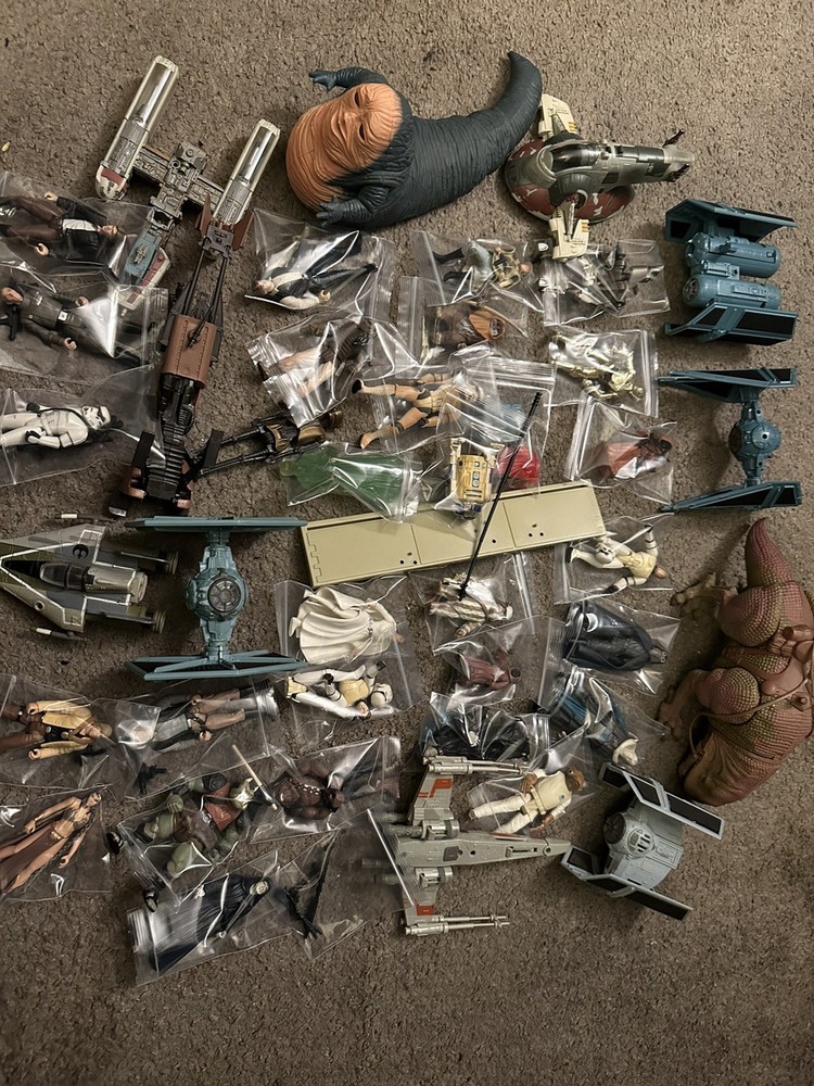 Star Wars Vintage 40 Toy – Action Figures BUNDLE – LOT – READ DESCRIPTION