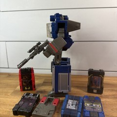 Transformers Soundwave & Doombox + Extras BumbleBee Greatest Hits *Custom Visor