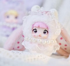 Pre-Sale Nommi Baby Sweetheart Bunny Confirmed 3.9″ Plush Pendant Action Figure