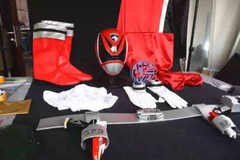 Special Police Dekaranger 1/1 Scale Police Red Cosplay Wearable Custom Prop
