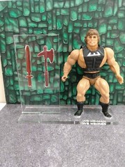 MOTU WB He-Man Acrylic Base Set For Vintage Figure* No Toy Included *