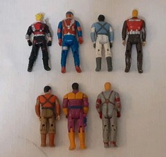 Kenner M.A.S.K. Vintage 1983-85 Lot Of 7 Action Figures Pre-Owned
