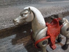 Bravestarr Thirty Thirty 30/30 Horse Mattel 1986 Vintage Saddle Missing Leg RARE
