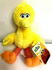 Set Of 5 Sesame Street Plush Toys 10 inch each Grover Oscar Bird Elmo Cookie NWT