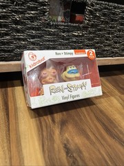 Kidrobot Nickelodeon Ren & Stimpy Vinyl Mini Figures 2-Pack New & Sealed