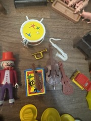 VTG Lot Play Mobile Figurines, Cowboys, Circus, Animal Figurines & Accessories