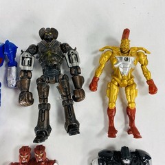 Lot of 7 REAL STEEL 5” Action Figures Robots Atom Zeus Midas Noisy Boy