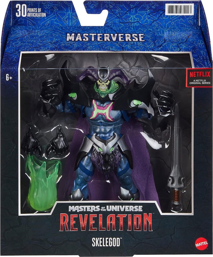 SKELEGOD MASTERS OF THE UNIVERSE REVELATION 7 in DELUXE ACTION FIGURE MATTEL NEW